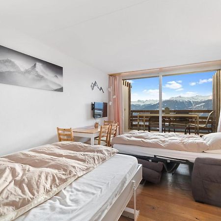 Chaleureux Studio A Anzere, Accessible A Ski, Proche De Tout Bagian luar foto